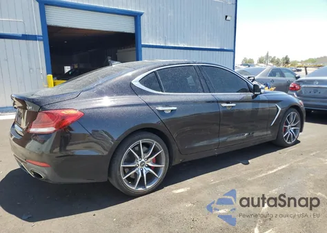 2021 Genesis G70 из США, поврежденный, VIN KMTG74LE1MU071734